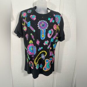 KWBL Los Angeles LA Vintage Pop Art TShirt One Size EUC